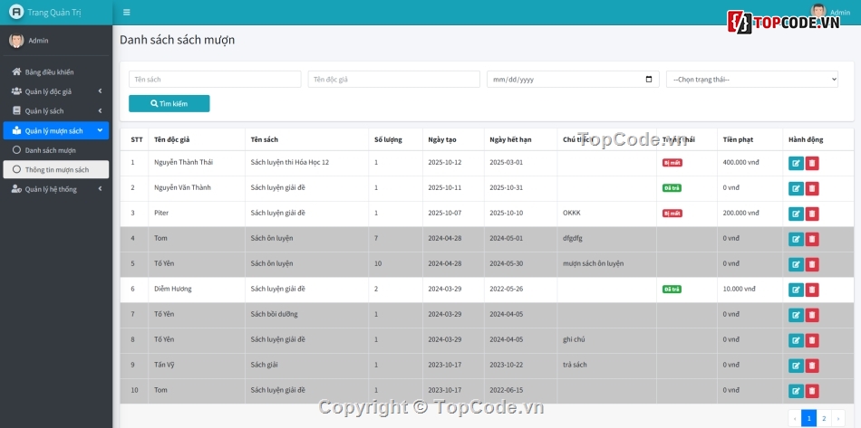 source code website quản lý thư viện,quản lý thư viện laravel 12,source code đồ án laravel 12,thư viện php laravel 12